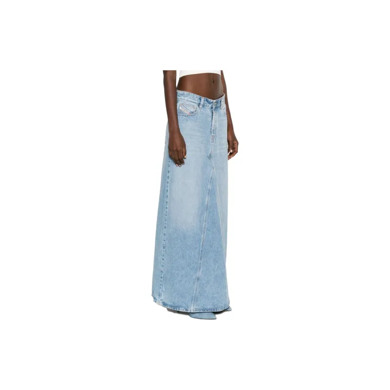 DIESEL De-Pago Panelled Maxi Skirt-1
