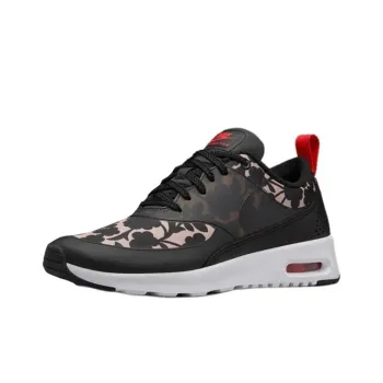Nike Air Max Thea Anti-Slip Wear-Resistant Low-Top Casual Shoes Unisex Black Red
