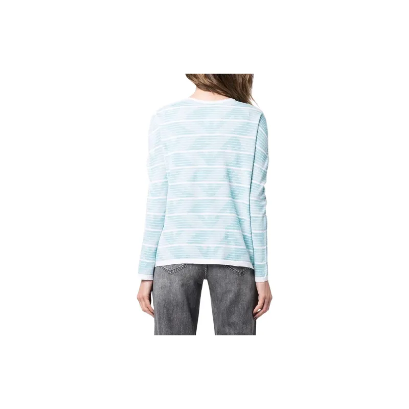 EMPORIO ARMANI Graphic print Scoop neck Jumper-3