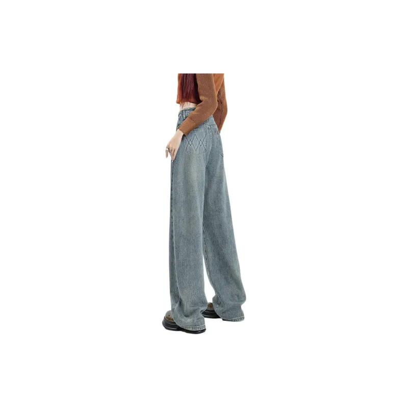 Weixi Jeans Women's Cool Tea Blue-8