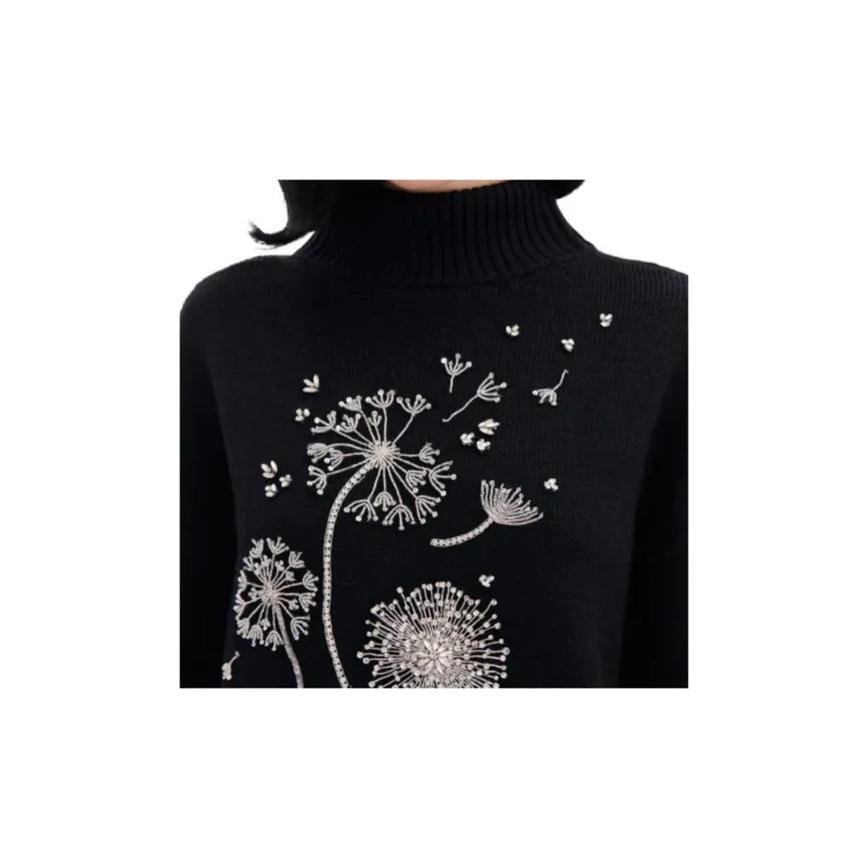 Oscar De La Renta Dandelion Crystal-embroidered Jumper-4