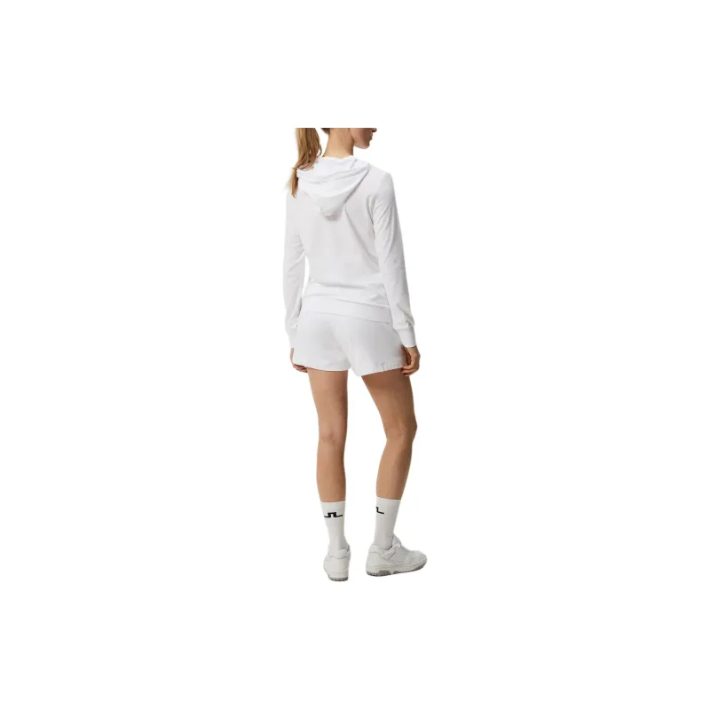 J.Lindeberg Vice Hood Sweatshirt Women's White-3