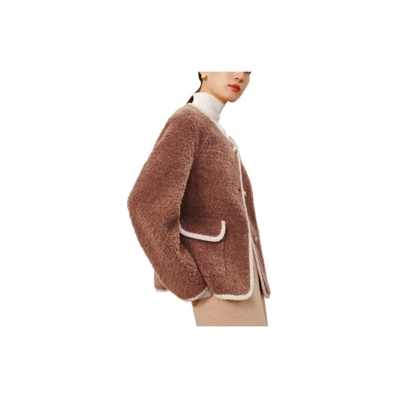 JZ. ANNAKRO Coats Women's Brown-1