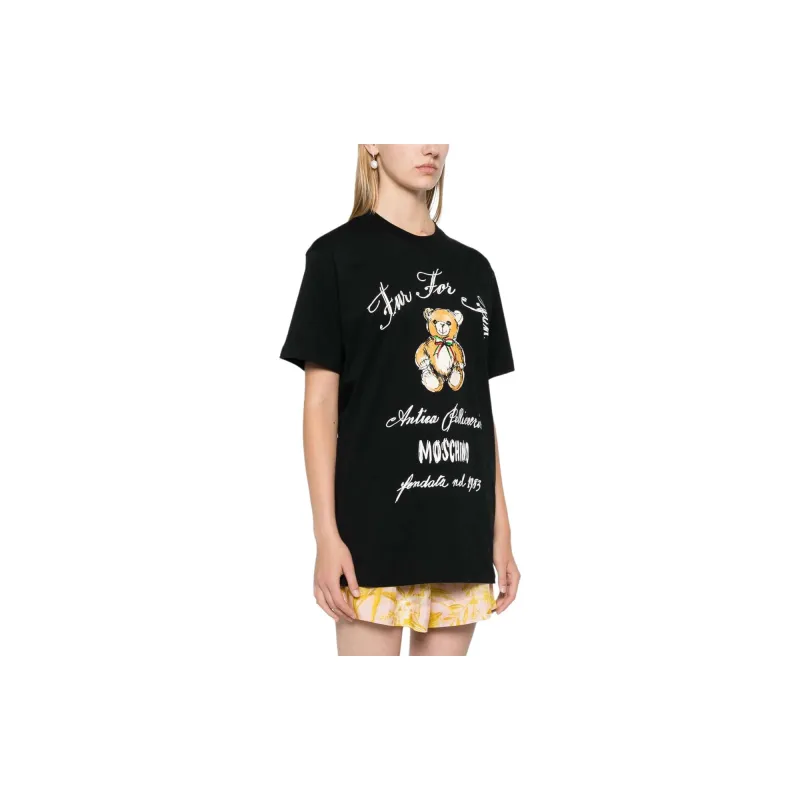 MOSCHINO Antica Pellicceria Crewneck T Shirt-3