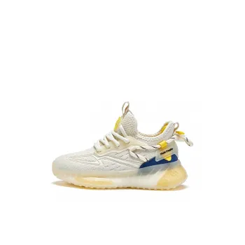 Hush Puppies Lightweight Low-Top Sports Casual Shoes Beige Kids'