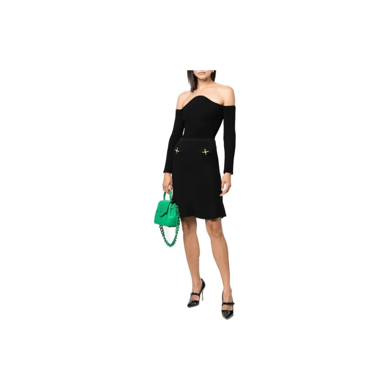 MOSCHINO Casual Long Skirts Women's Black-1