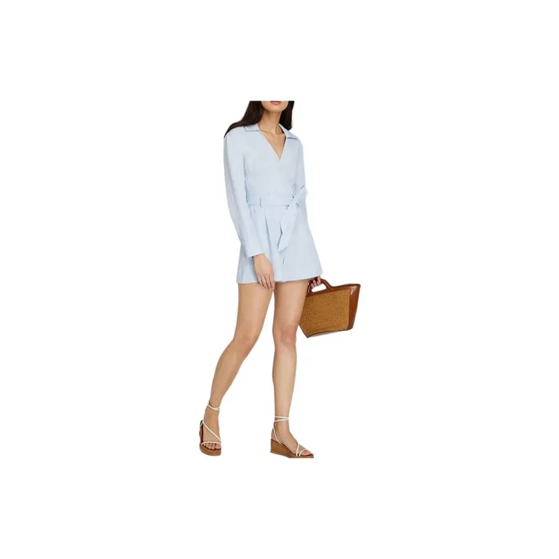 CLUB MONACO Jumpsuit Women's Light Blue-1