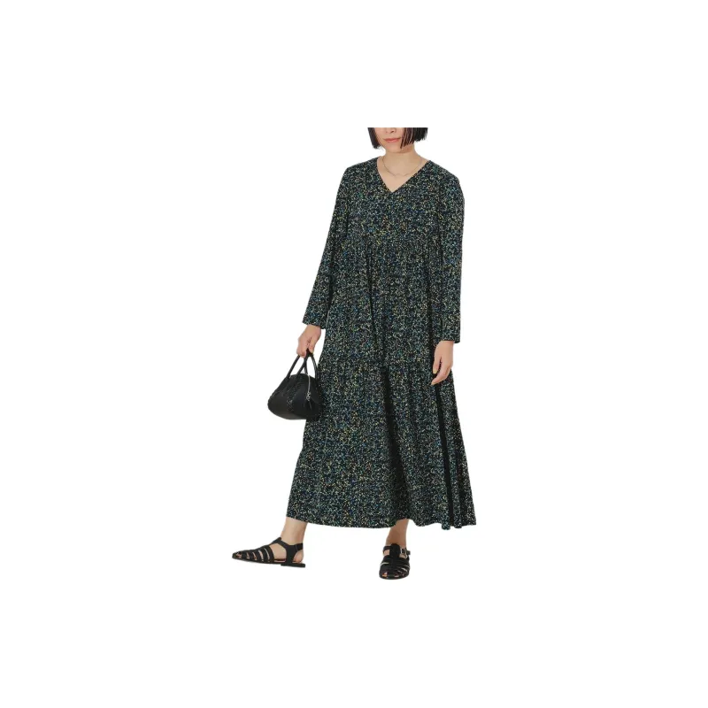 Beams Long Sleeved Dress Women's-5