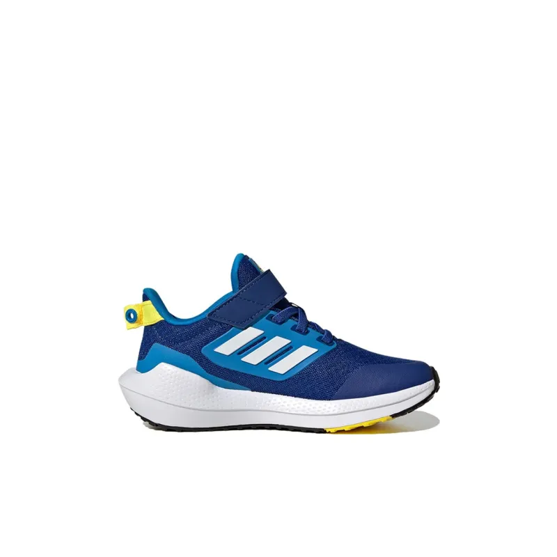 Adidas Eq21 Run 2.0 Bounce Slip Resistant Cushioning Abrasion Resistant Low Top Running Shoes Blue White Kids'-1