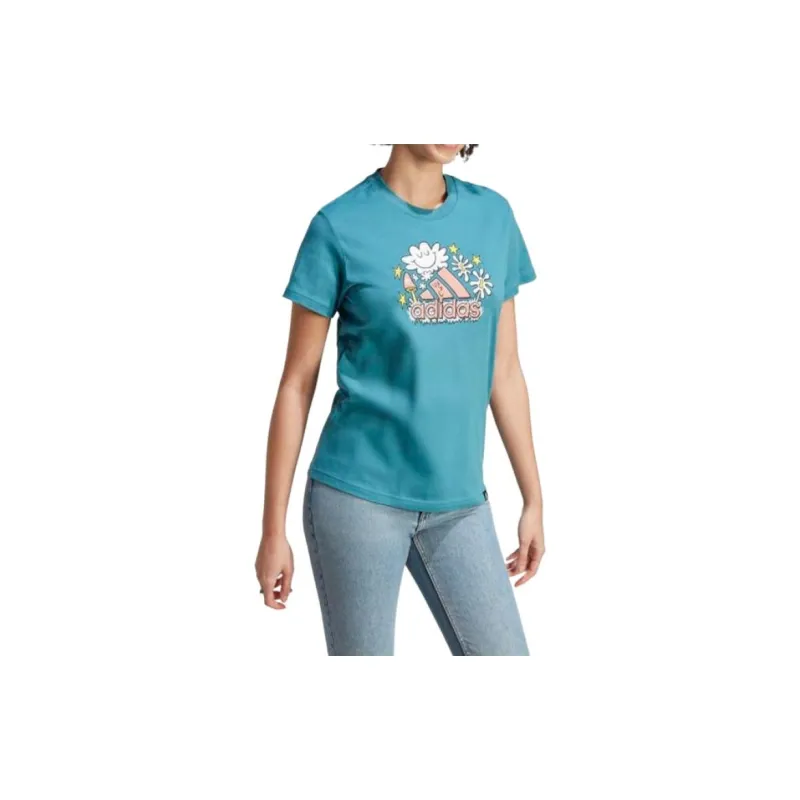 Adidas Regular T Shirt Women's Green-2