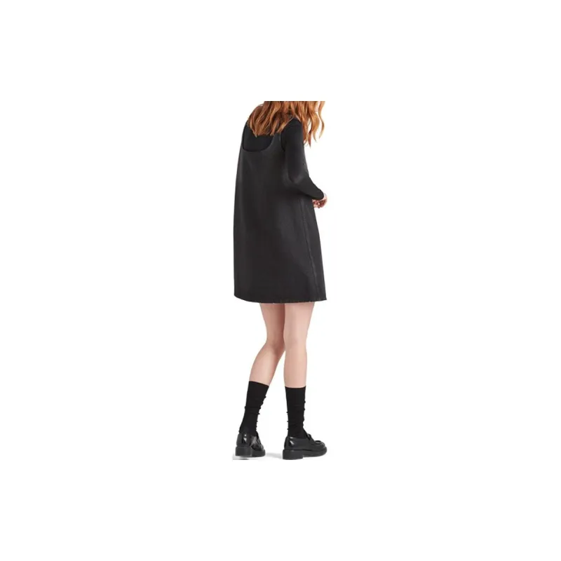 PRADA Denim Mini Dress 'Black'-2
