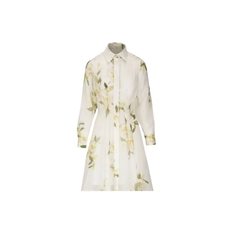 Zimmermann Harmony Floral-Printed Draped Midi Dress-7