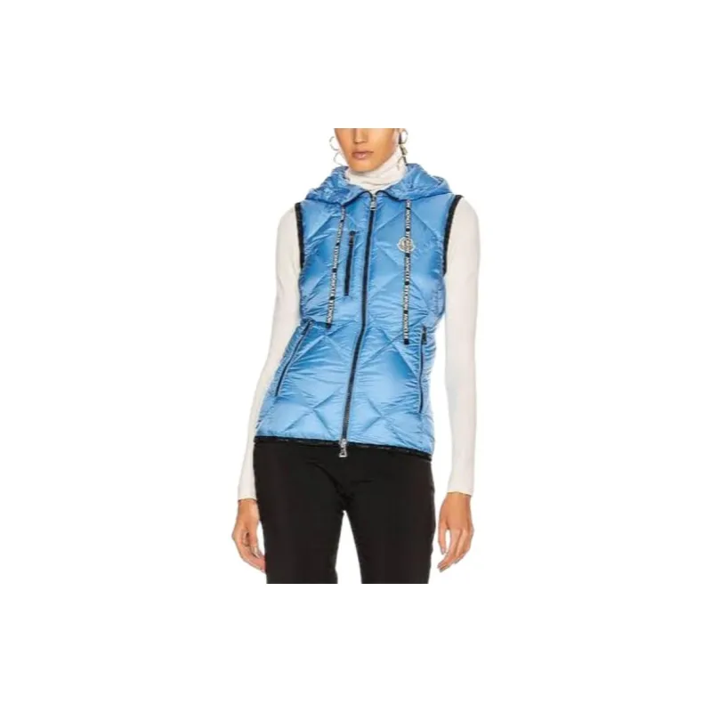 Moncler Vests Women's Blue-1