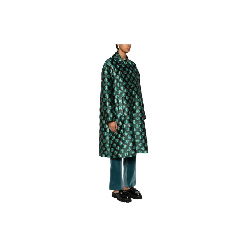 La DOUBLEJ. Boxy Polka dot Print Coat-3
