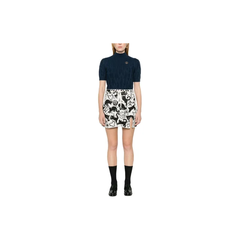 Twinset Intarsia-logo Knitted Top-2