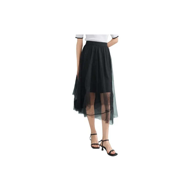 Yu Qianwen Casual Long Skirts Women's-2