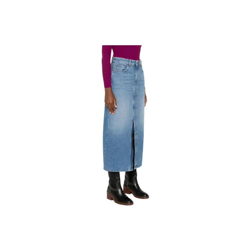 Twinset Denim Midi Skirt-3