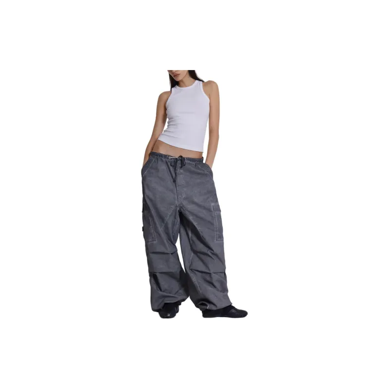 Jaded London Cargo Pants Women's Black-2