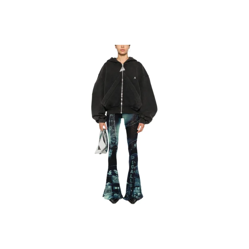 Jean Paul Gaultier Mesh Flare Trouser 'Pigalle'-1
