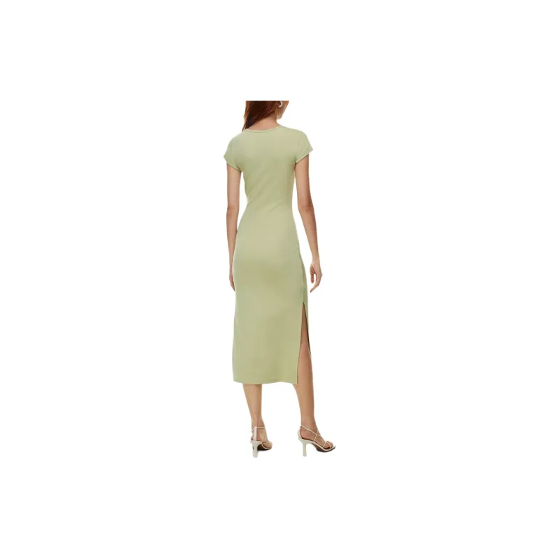 ARITZIA Wilfred Fortune Maxi Dress Short-Sleeved Dresses Women's Soft Pistachio Green-2