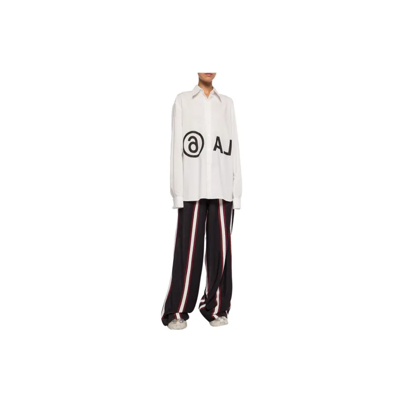 MM6 Maison Margiela Shirts Women's White-2