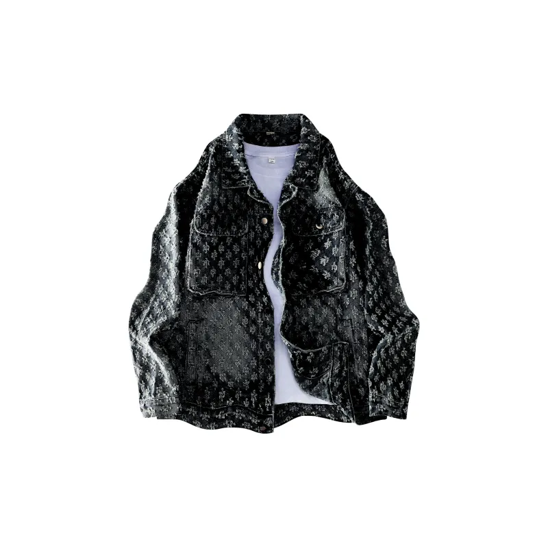 TESTUNG Denim Jackets Unisex-19
