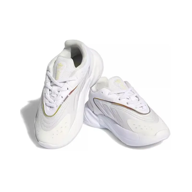Adidas Originals Ozelia Low Top Kids Lifestyle Shoes Pink White Teenagers-2