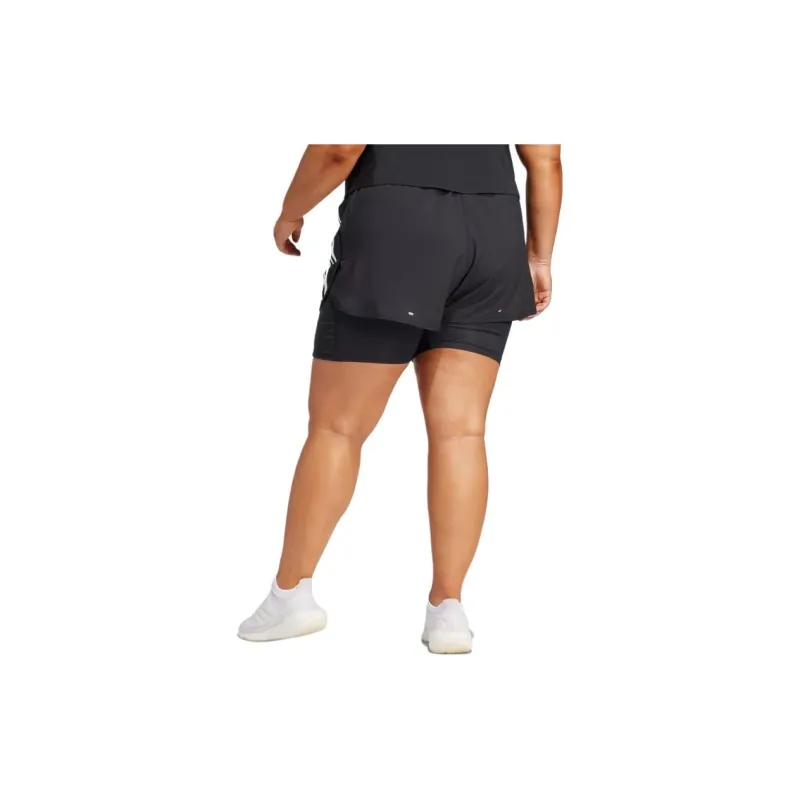 Adidas Free Shipping With AdiClub Own The Run 3-Stripes 2-in-1 Shorts-2
