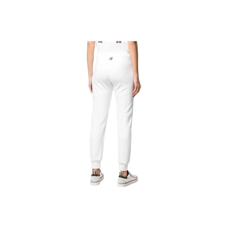 THOM BROWNE Logo Patch Side Band Sweatpants-2