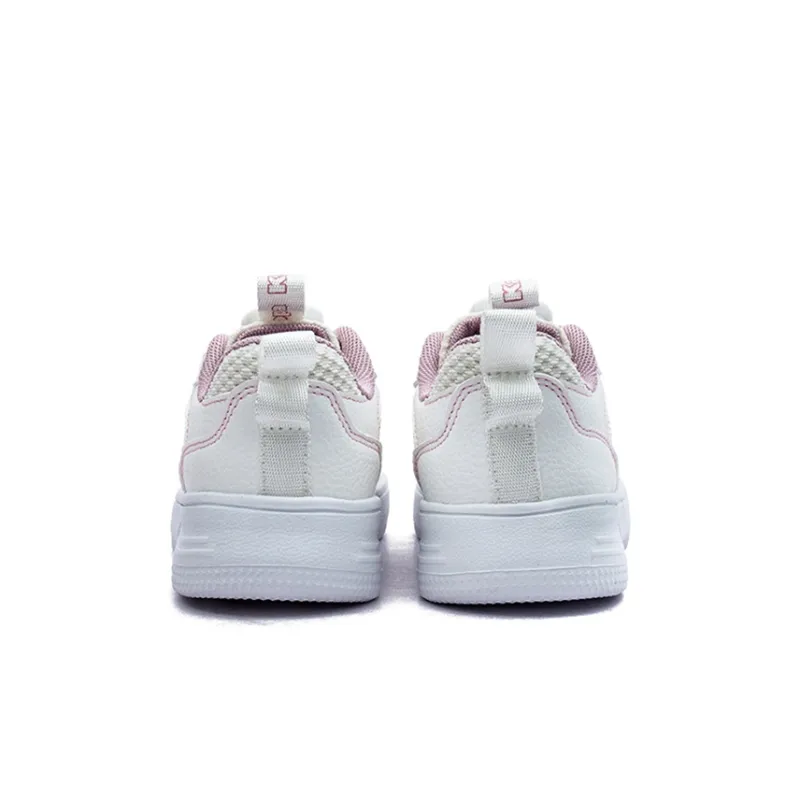KAPPA KIDS Knob Buckle Lightweight Anti Slip Kids' Skateboarding Shoes Beige Pink Kids'-4