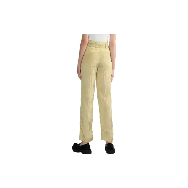 GANNI Casual Pants Women's Yellow-2