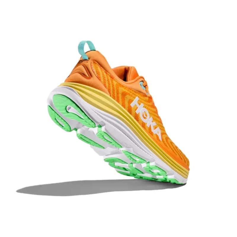 HOKA ONE ONE Non-slip Wear-resistant Shock Absorption Low-Top Casual Running Shoes Men's Yellow-4