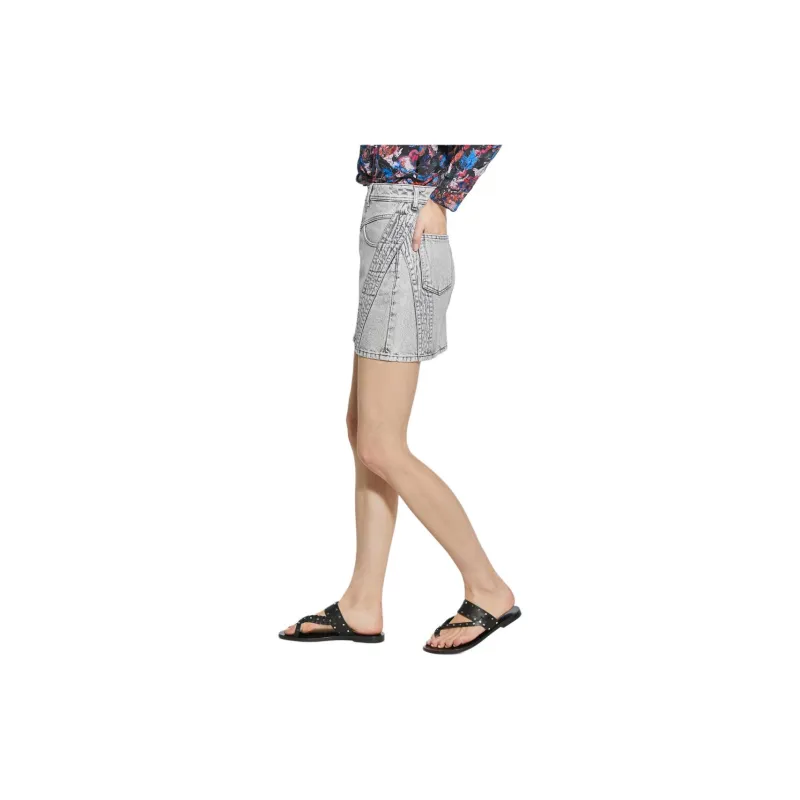 IRO NIGHT Casual Short Skirts Women's Light Gray-3