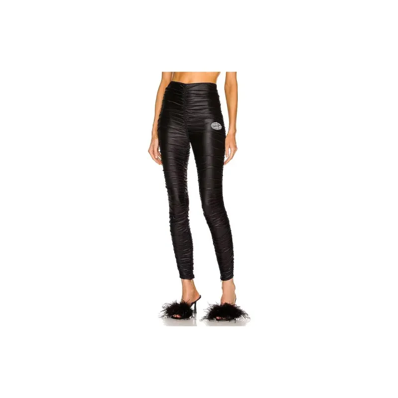 Alexander Wang Ruched High rise Cycle Shorts-6