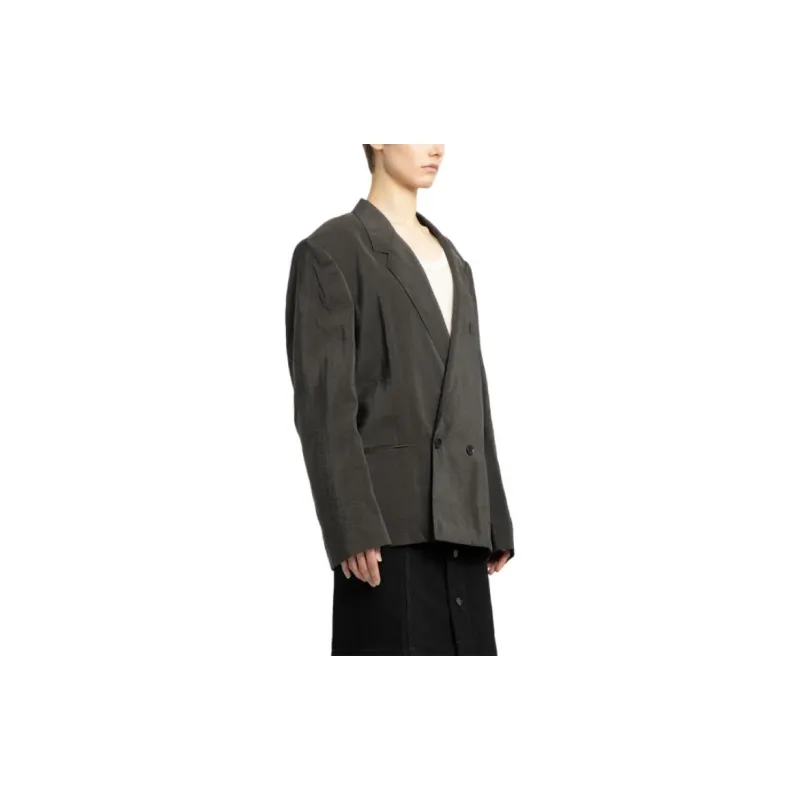 Lemaire Double breasted Silk Blend Blazer-3