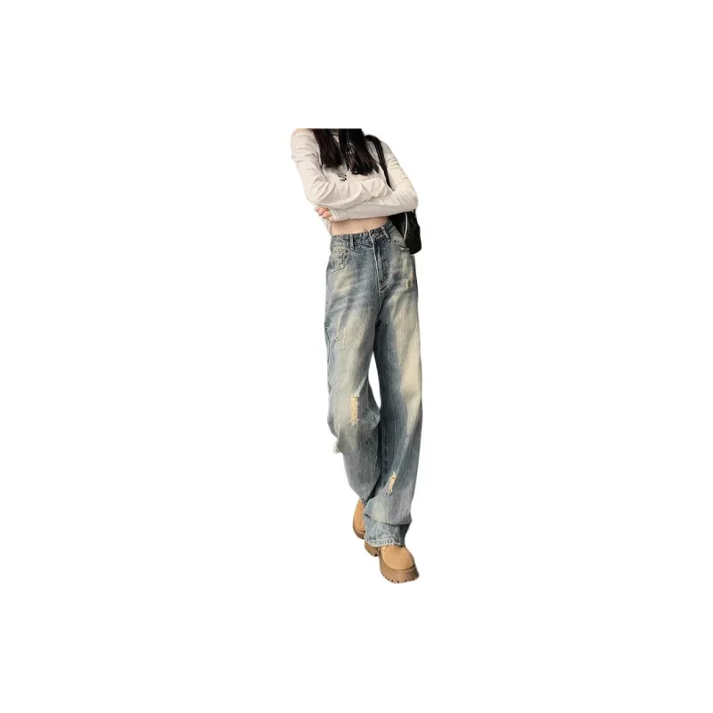 Kazakhstan Jeans Women's Vintage Blue-2