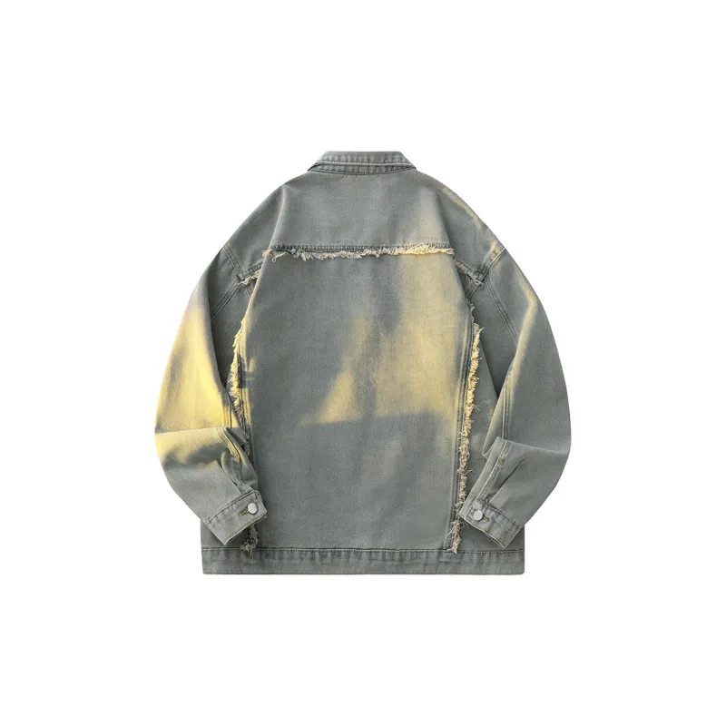 Ice flying Denim Jackets Unisex-6