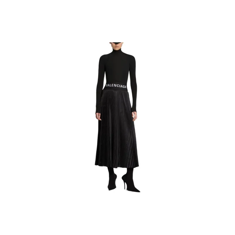 Balenciaga Pleated Midi Skirt-2