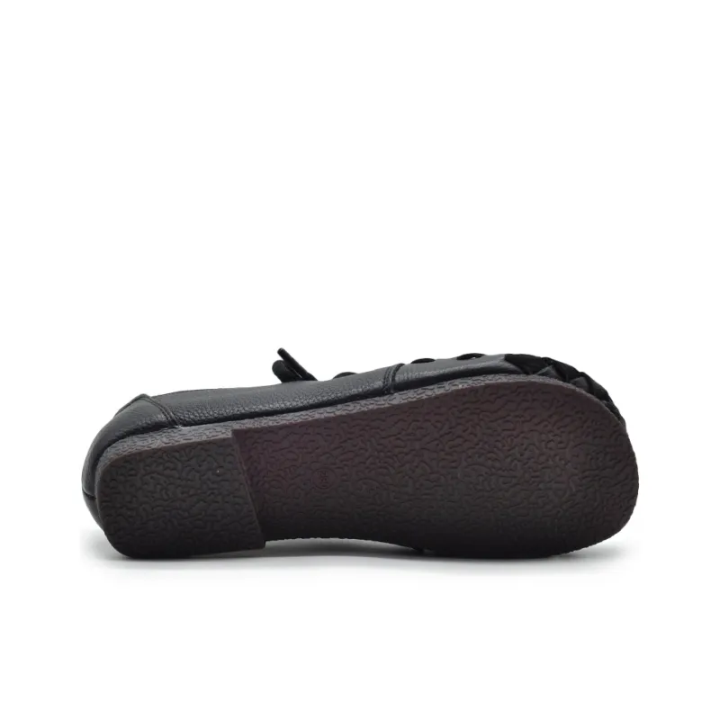 ARTMU Casual Single Shoes Flat Women's Black-5