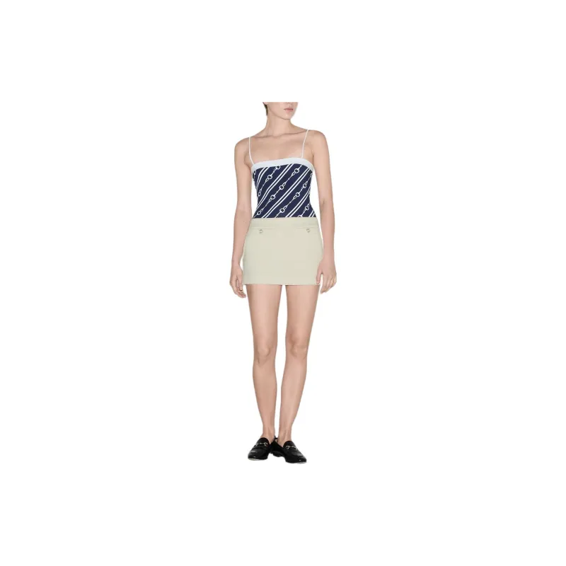 GUCCI One-piece Swimsuit Women's Blue-3