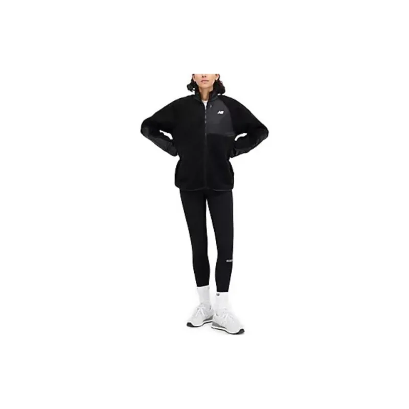 New Balance Q Speed Velvet Jackets Women's Black-1