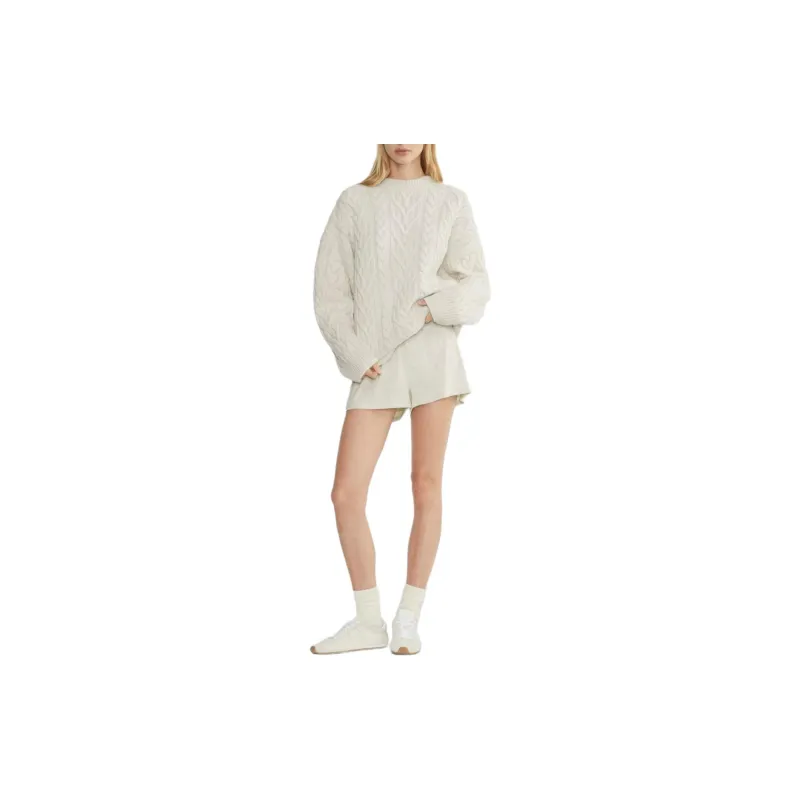 ARITZIA FW24 The Group By Babaton Nourish Merino Wool Sweater Sweater Women's Birch/Birch Wood-2