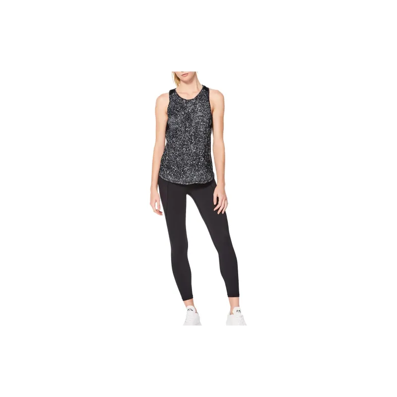 Lululemon Sculpt Sport Vests Women's Black/White Snowflake-2