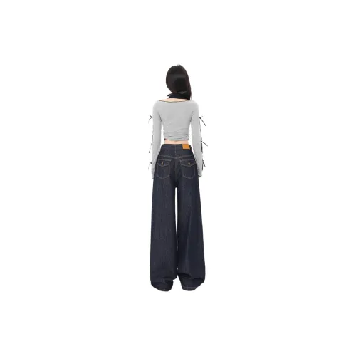 YINLEI Jeans Women's Original Beef Color
