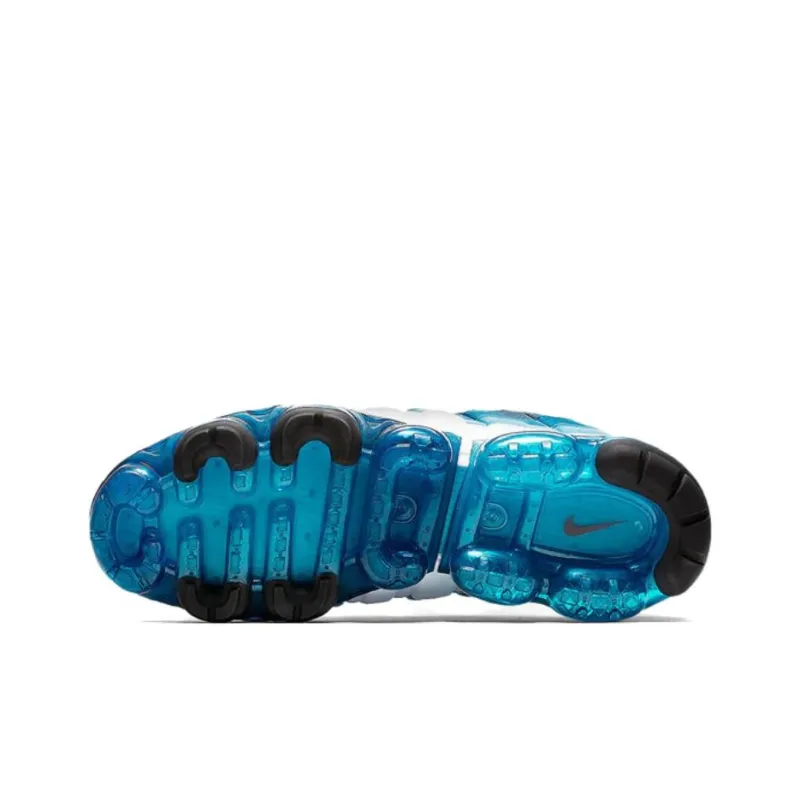 Nike Vapormax 95 Anti-Slip Wear-Resistant Low-Top Running Shoes Men's White Blue-3