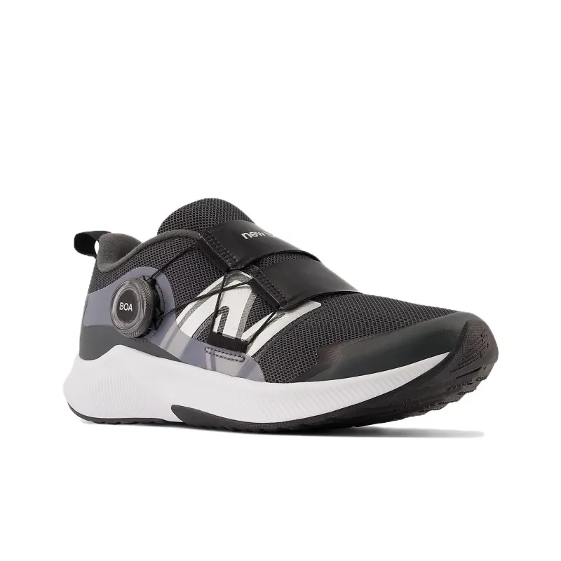 New Balance DynaSoft Reveal V4 BOA Slip Resistant Low Top Kids Lifestyle Shoes Black Gray Teenagers-2