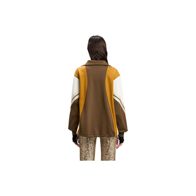 PALM ANGELS Monogram embroidered Colourblock Track Jacket-2