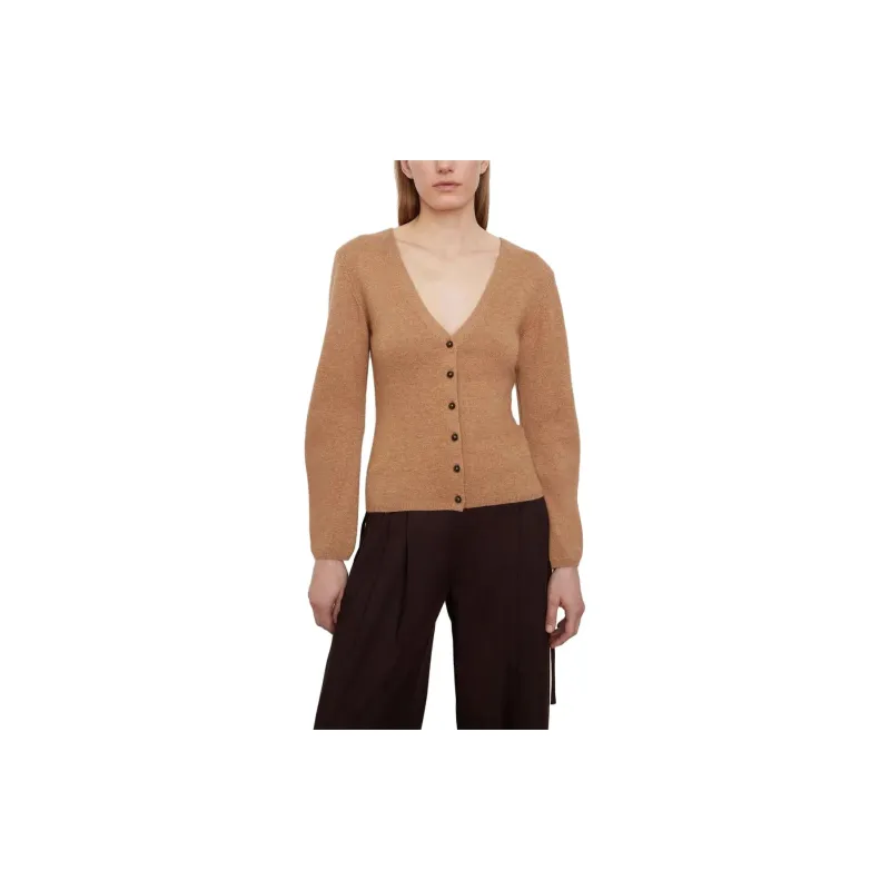 VINCE Buttoned up V neck Cardigan-3