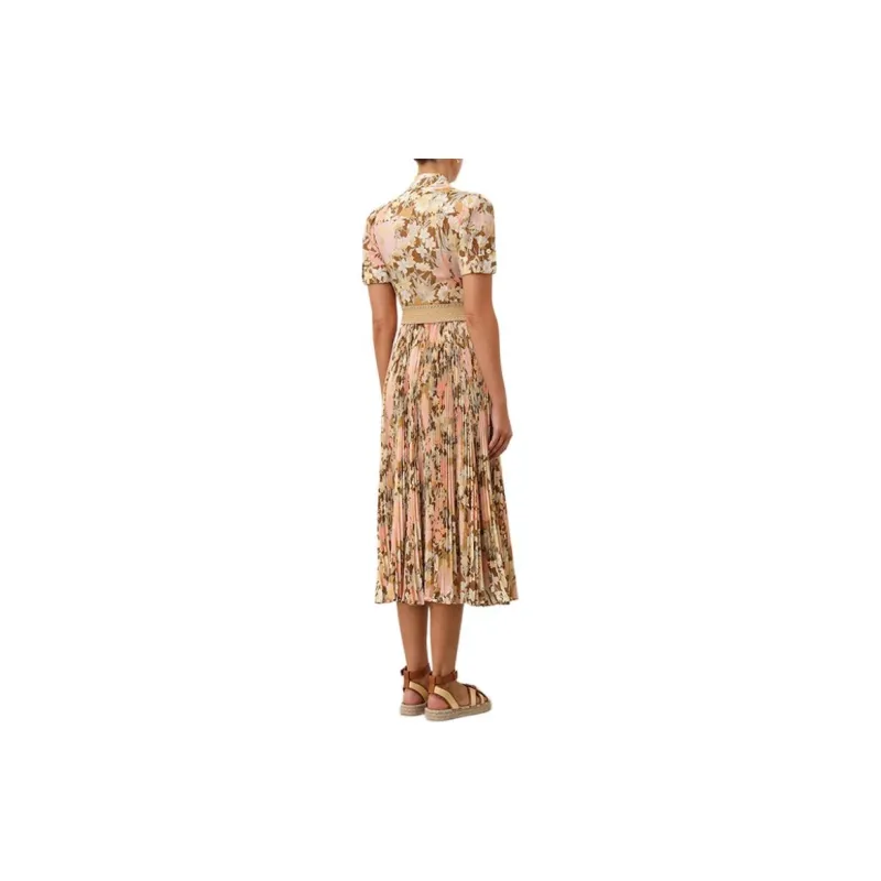 Zimmermann Pop Pleated Midi Dress-2