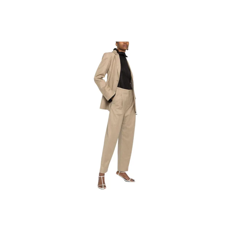 TOTEME Casual Pants Women's Camel-3